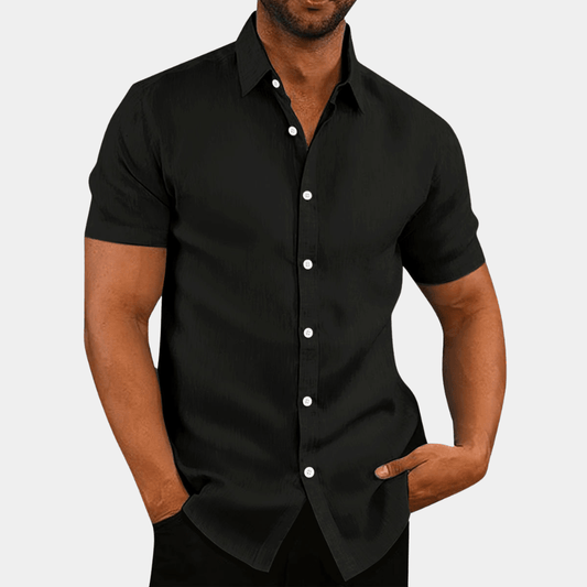 Men's Notched Collar Stylish Shirt