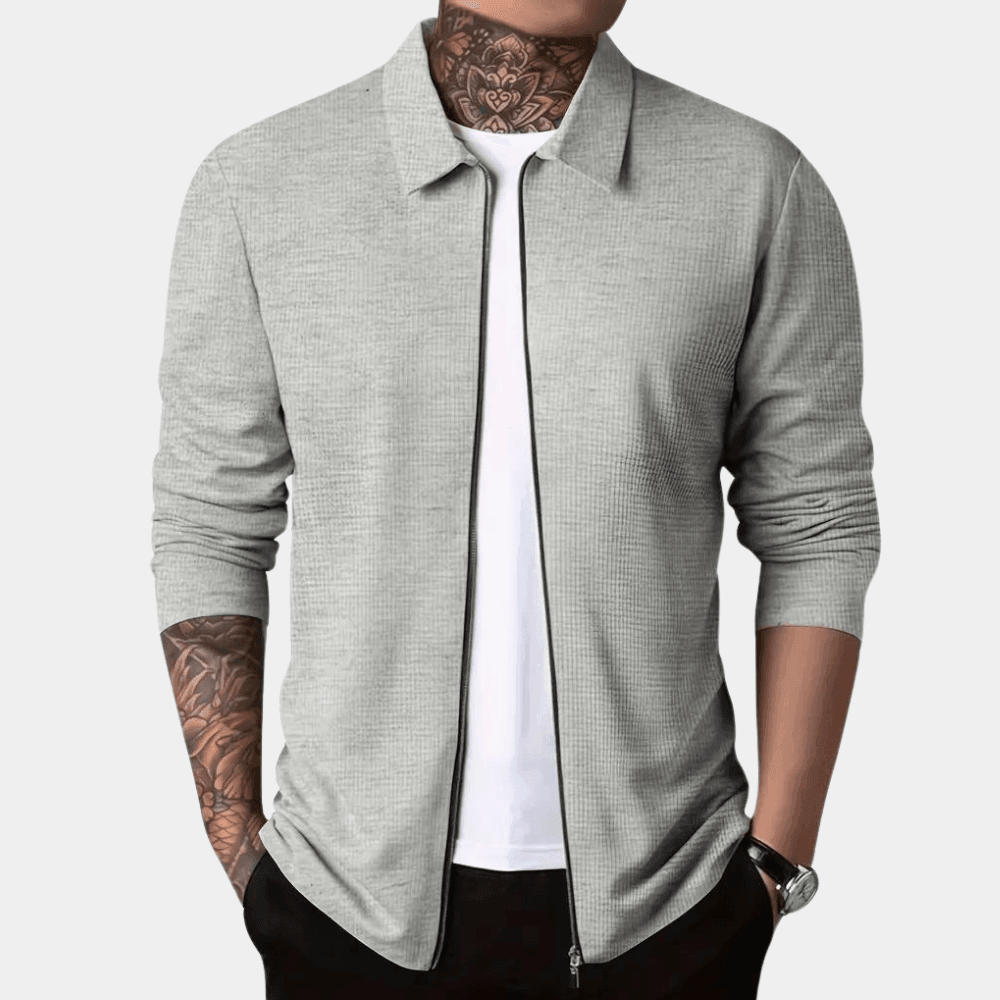Men's Long Sleeve Casual Shirt - Lightweight Breathable Fabric