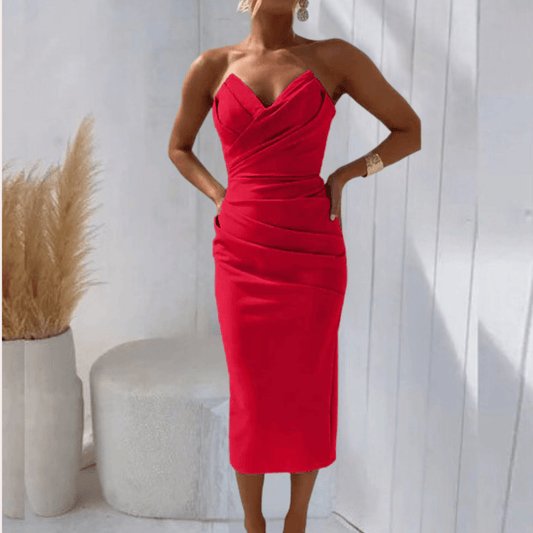 Women's Strapless Dress Lightweight Breathable