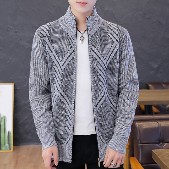 Men's Knitted Cardigan Modern Classic