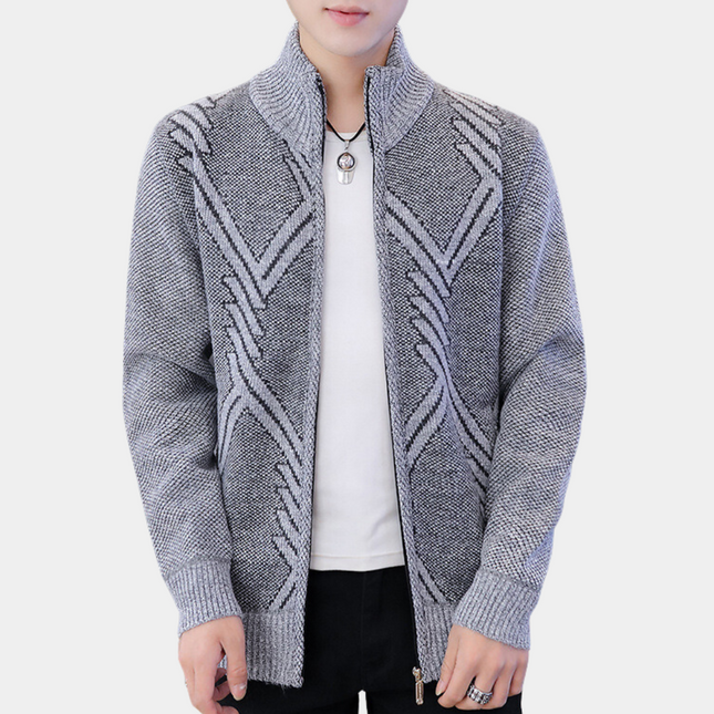 Men's Knitted Cardigan Modern Classic