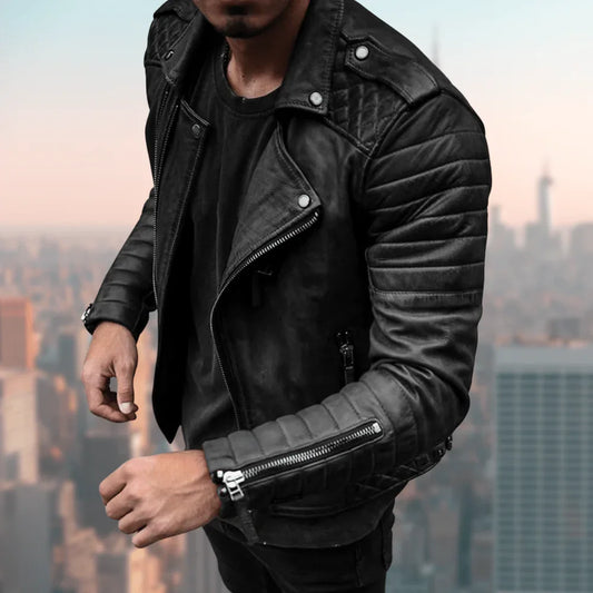 Men's Lapel Jacket Stylish Design