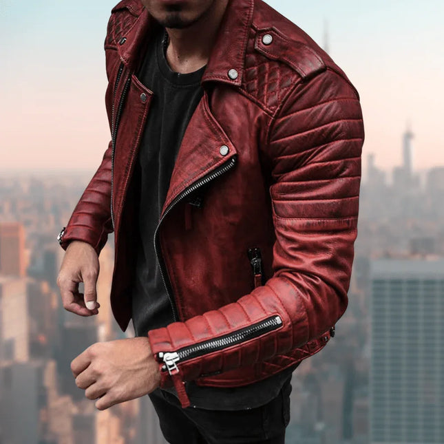 Men's Lapel Jacket Stylish Design