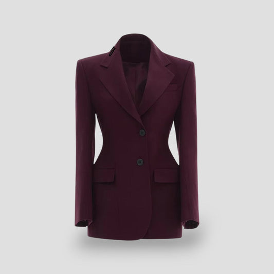 Women's Tailored Blazer Dress Long Sleeve