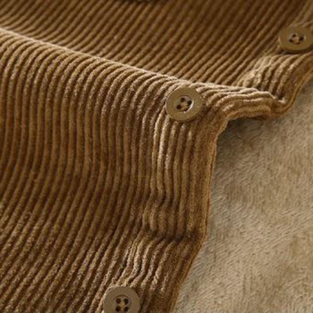 Men's Long Sleeve Corduroy Shirt Casual