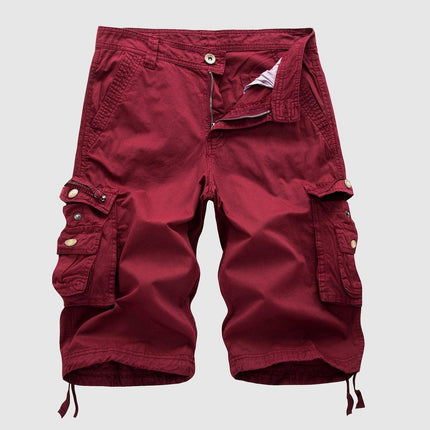 Men's Cargo Shorts Durable Knee-Length Casual Wear