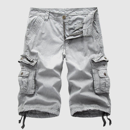 Men's Cargo Shorts Durable Knee-Length Casual Wear