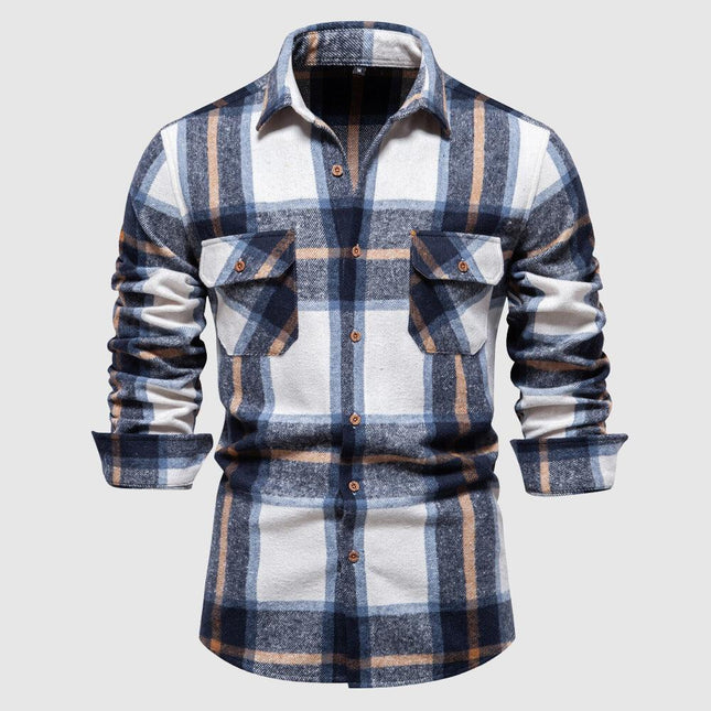 Men's Plaid Flannel Lumberjack Shirt