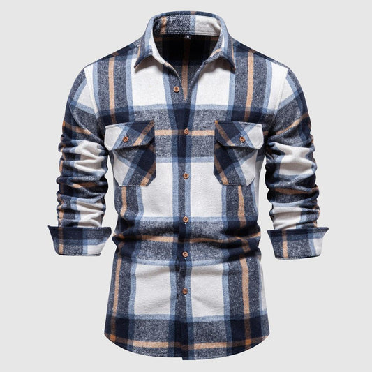 Men's Plaid Flannel Lumberjack Shirt