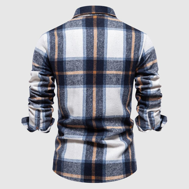 Men's Plaid Flannel Lumberjack Shirt