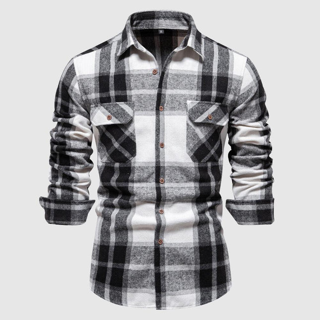 Men's Plaid Flannel Lumberjack Shirt