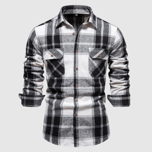 Men's Plaid Flannel Lumberjack Shirt