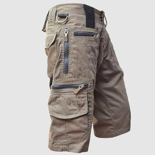 Men's Cargo Shorts Multi-Pocket Knee Length