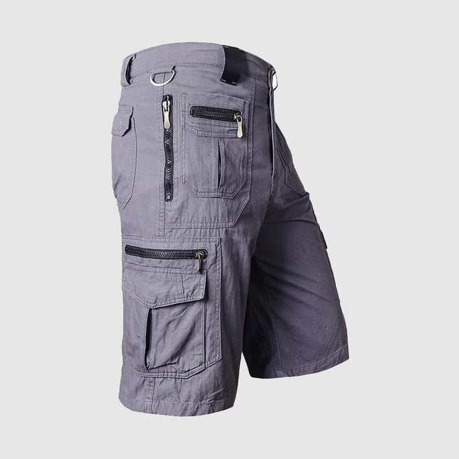 Men's Knee Length Cargo Shorts Multi-Pocket Durable