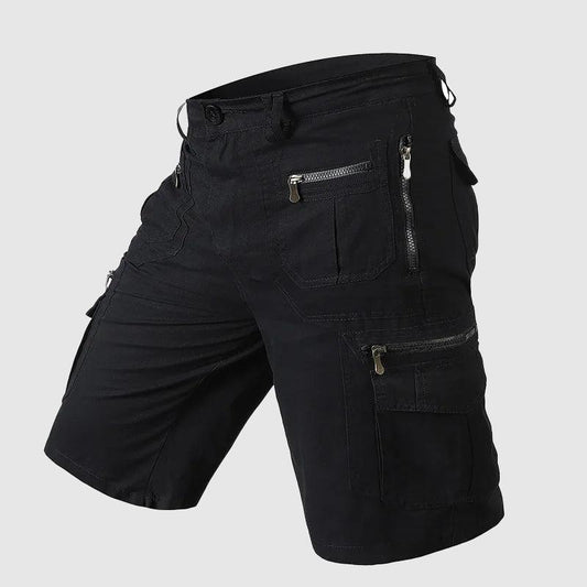 Men's Cargo Shorts Durable Fabric Multi-Pocket Utility
