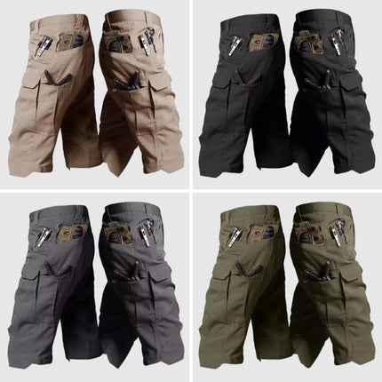 Men's Camouflage Outdoor Shorts with Practical Pockets