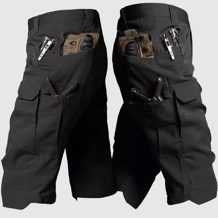 Men's Camouflage Outdoor Shorts with Practical Pockets