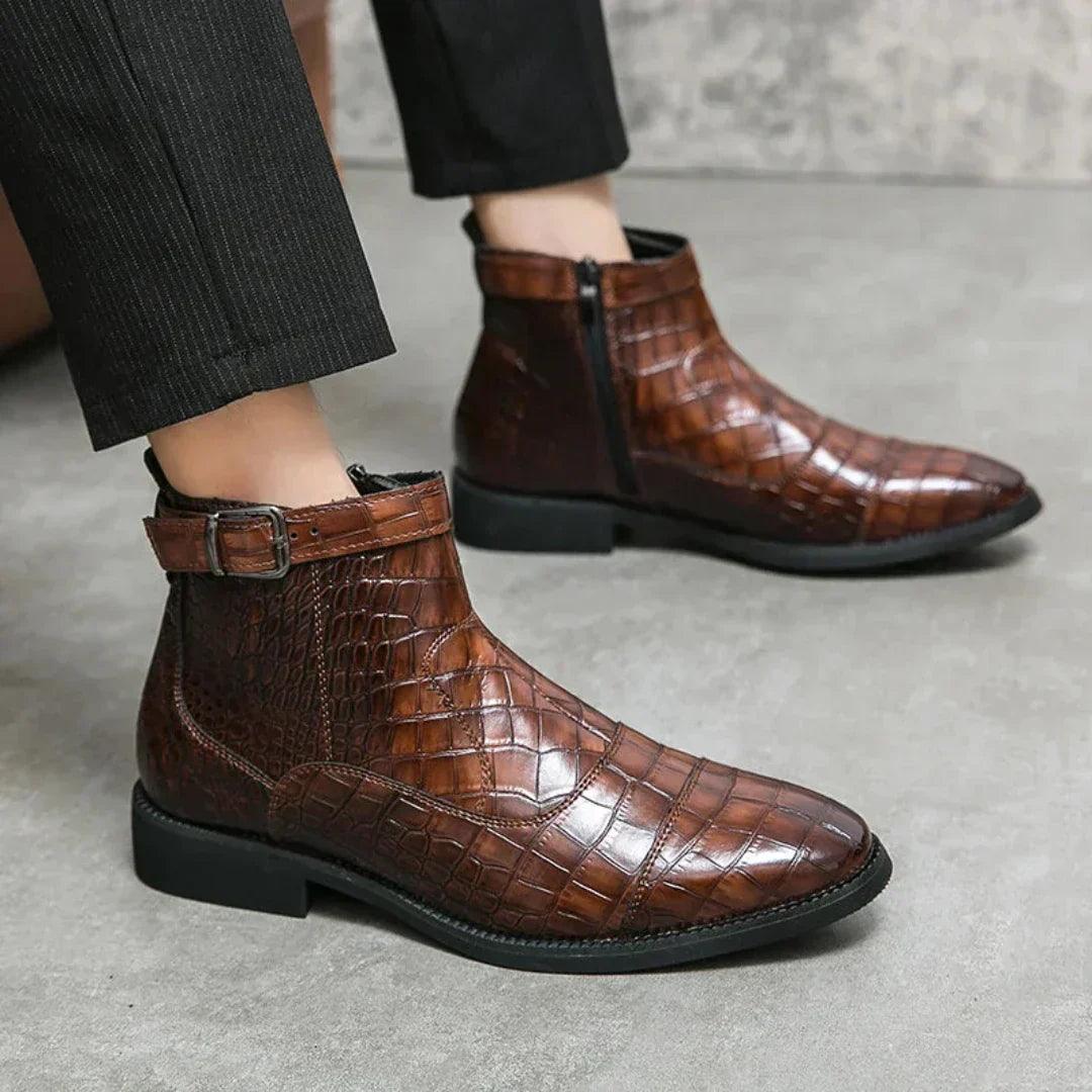 EliteStride | Premium Leather Chelsea Boots for Effortless Style
