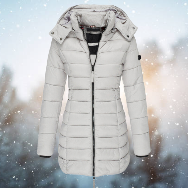 Women's Long Puffer Jacket - Insulated Warmth