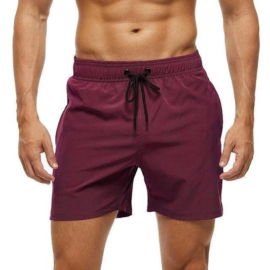Men’s Casual Shorts Lightweight Breathable Fabric Elastic Waist Relaxed Fit