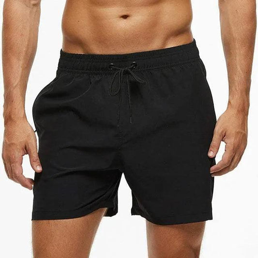 Men’s Casual Shorts Lightweight Breathable Fabric Elastic Waist Relaxed Fit