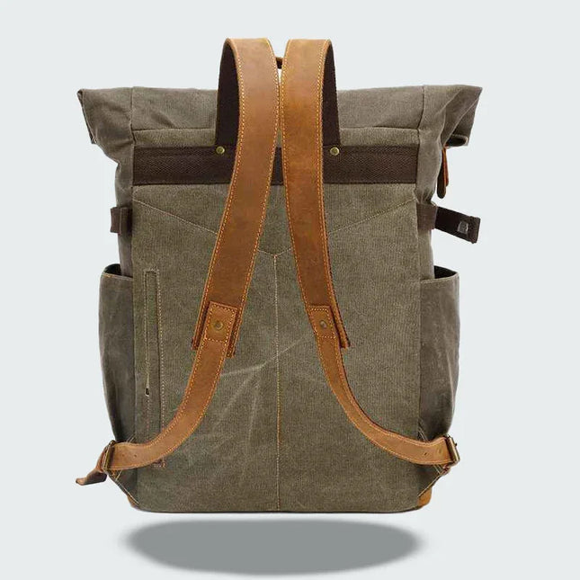 Men's Roll Top Backpack Classic Style