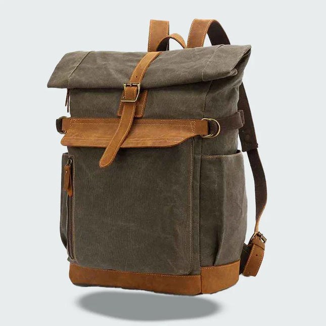 Men's Roll Top Backpack Classic Style