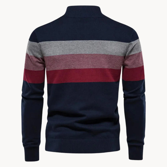Men's Quarter-Zip Sweater Knit