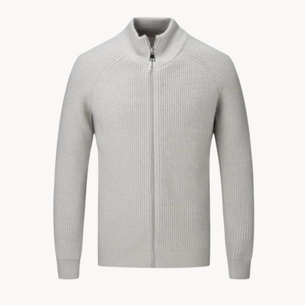 Men's Full Zip Sweater Knit