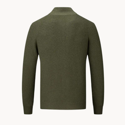 Men's Full Zip Sweater Knit