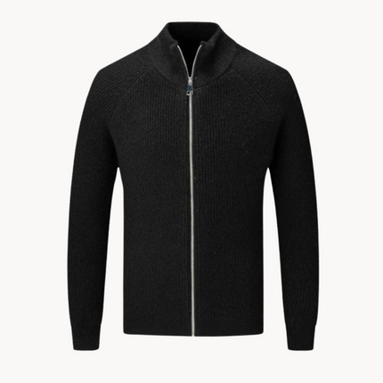 Men's Full Zip Sweater Knit