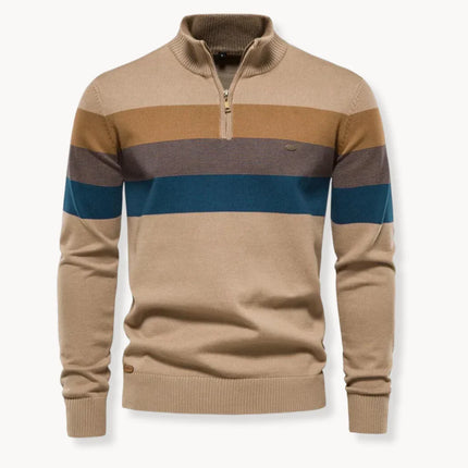 Men's Quarter-Zip Sweater Knit