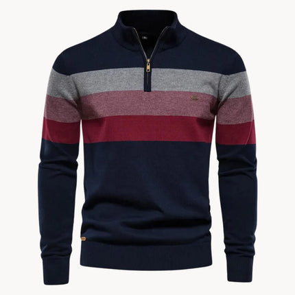 Men's Quarter-Zip Sweater Knit