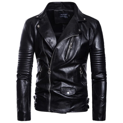 Men's Leather Jacket Stylish Design