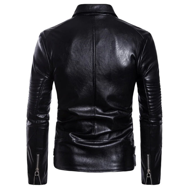 Men's Leather Jacket Stylish Design