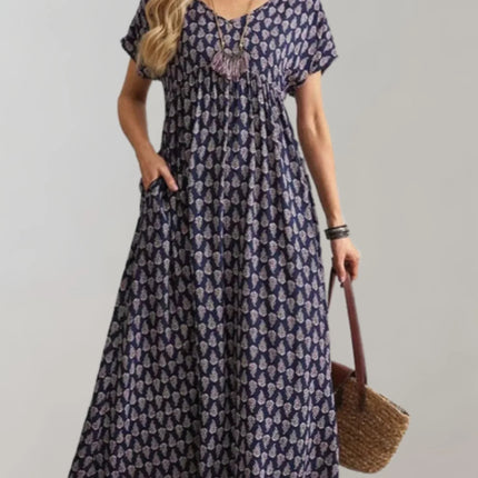Women's Long Summer Dress - Flowy Beach Maxi Dress