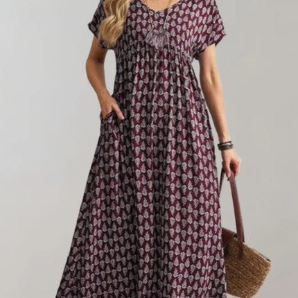 Women's Long Summer Dress - Flowy Beach Maxi Dress