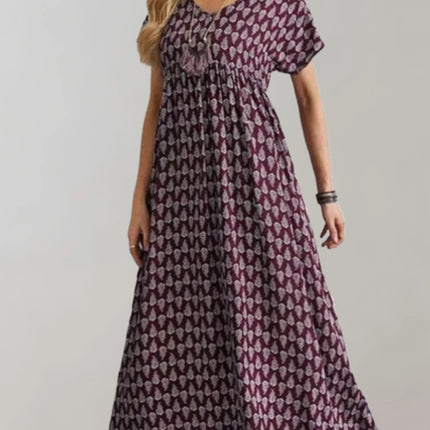 Women's Long Summer Dress - Flowy Beach Maxi Dress