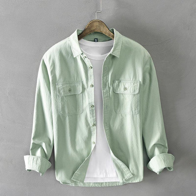 Men's Long Sleeve Casual Shirt Cotton