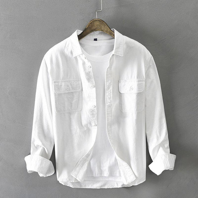 Men's Long Sleeve Casual Shirt Cotton