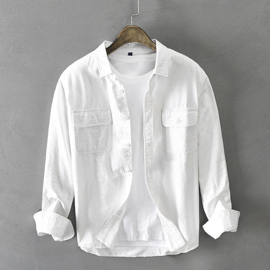 Men's Long Sleeve Casual Shirt Cotton