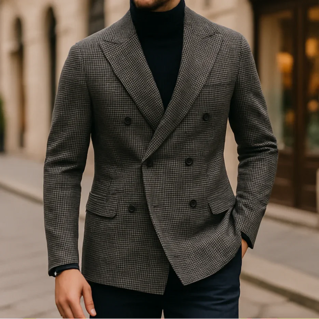 Men's Elegant Blazer Wool Blend