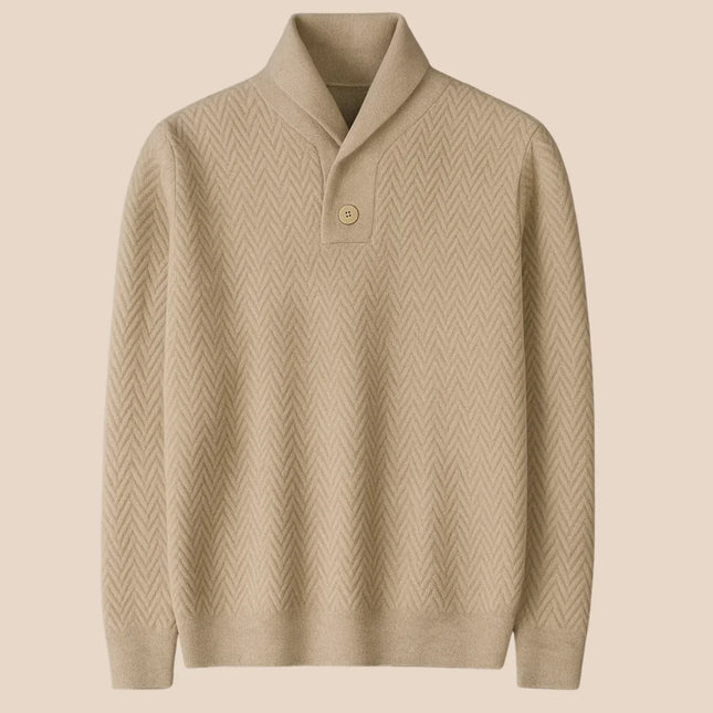 Men's V-Neck Jumper Cashmere