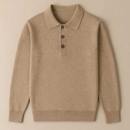 Men's Cashmere Polo Shirt