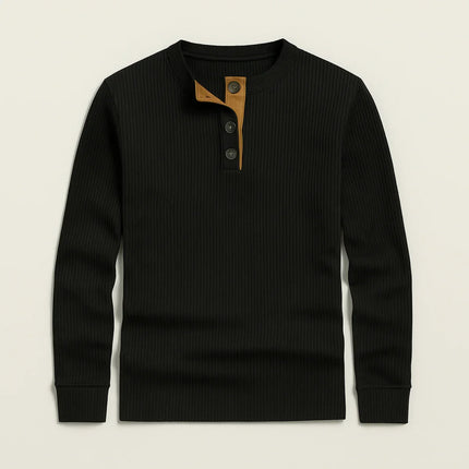 Men's Quarter Zip Jumper Wool Blend