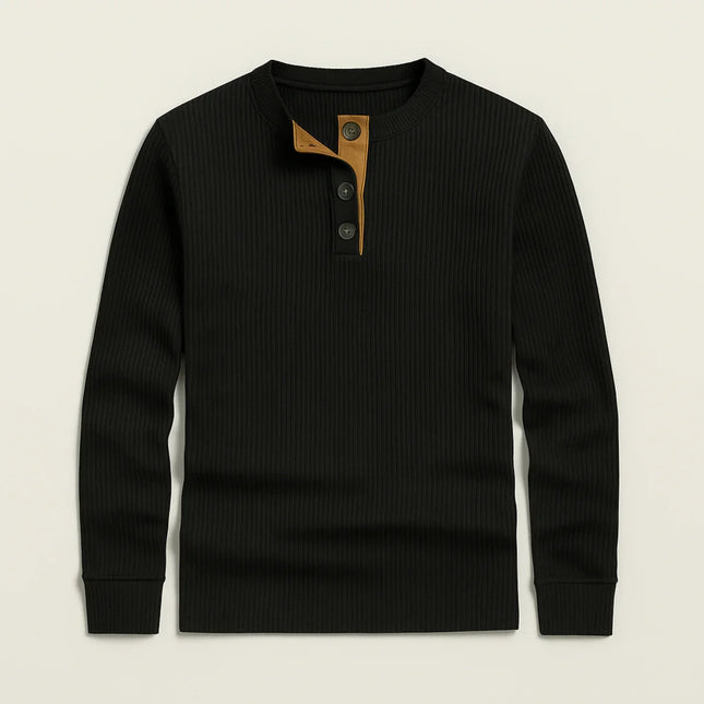 Men's Quarter Zip Jumper Wool Blend
