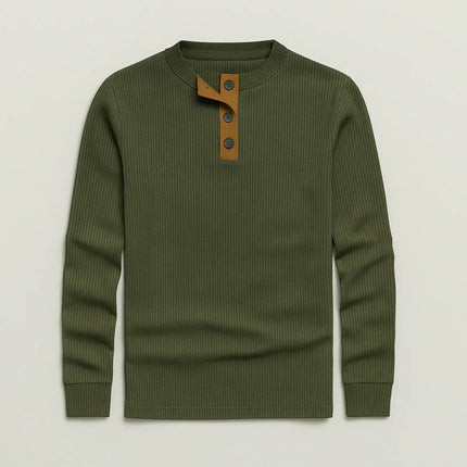 Men's Quarter Zip Jumper Wool Blend