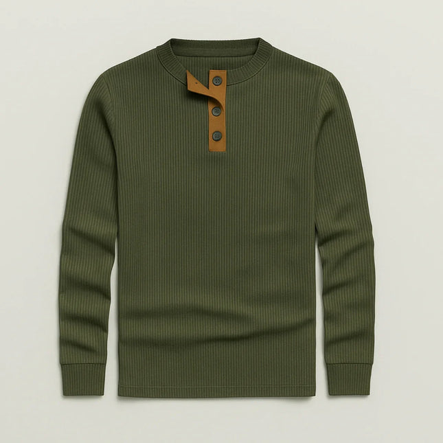 Men's Quarter Zip Jumper Wool Blend