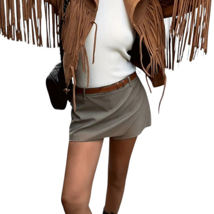 Women's Fringed Jacket Suede