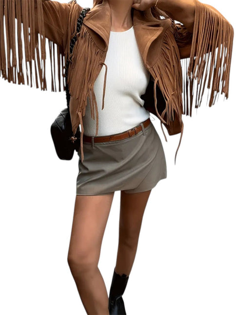Women's Fringed Jacket Suede